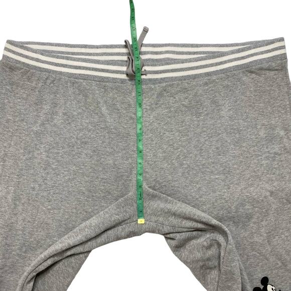 DISNEY Disneyland Heathered Gray Joggers Size 3X Womens Logo Fleece Sweats - Picture 5 of 8